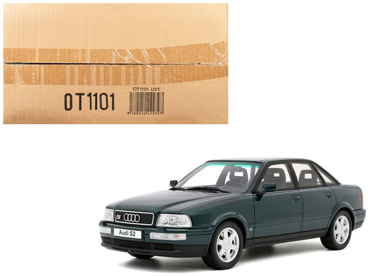 1993 Audi S2 Sedan Emerald Green Metallic Limited Edition to 2000 pieces Worldwide 1/18 Model Car by Otto Mobile  free shipping USA