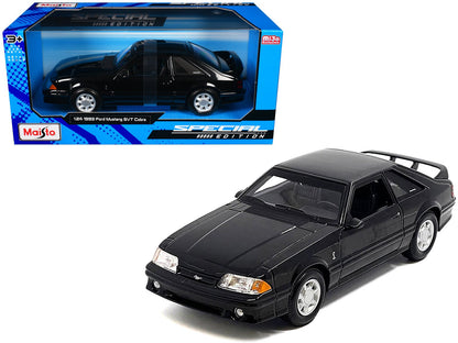 1993 Ford Mustang SVT Cobra Black "Special Edition" Series 1/24 Diecast Model Car by Maisto  free shipping USA