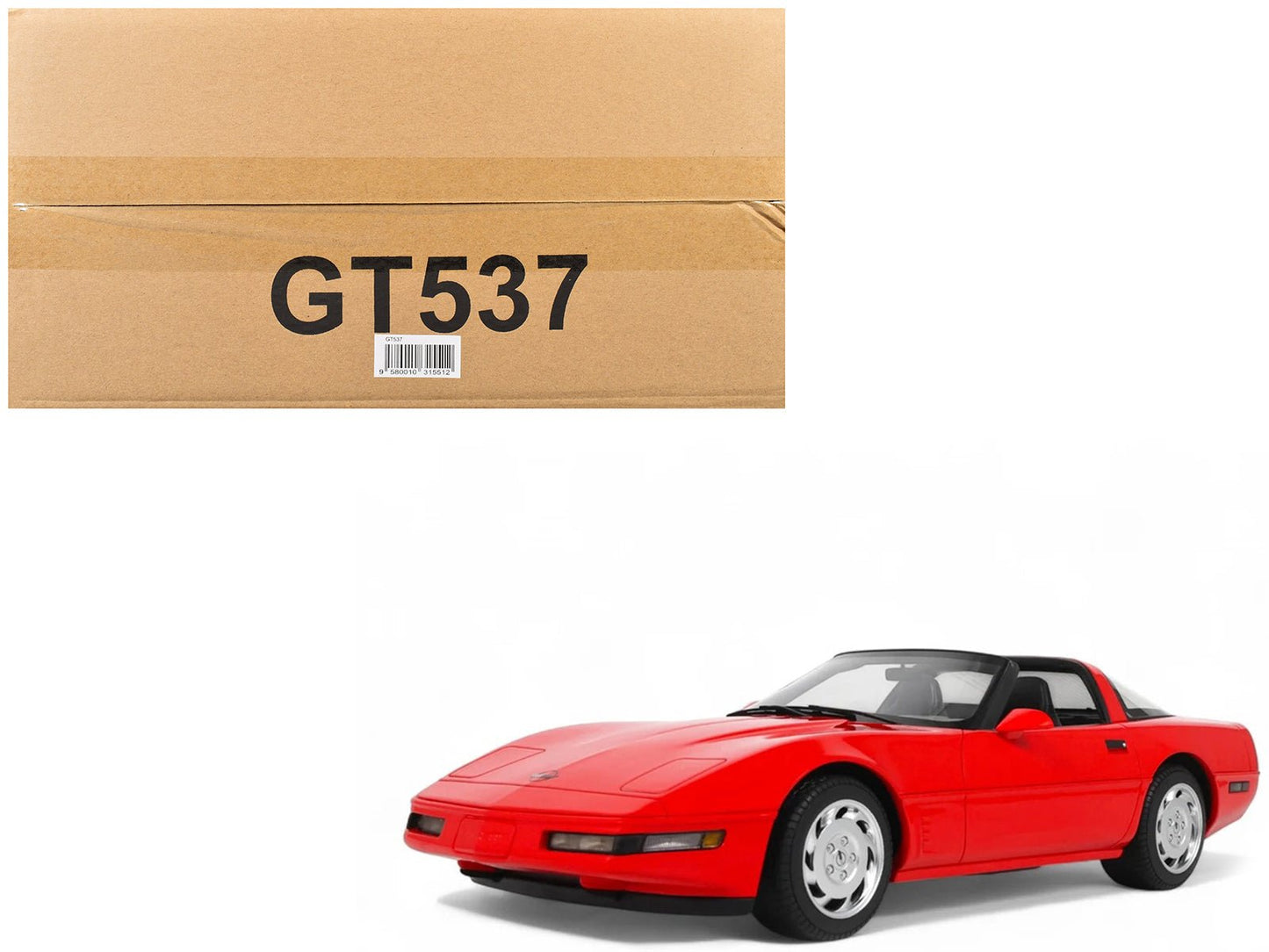 1995 Chevrolet Corvette C4 Convertible Torch Red 1/18 Model Car by GT Spirit  free shipping USA