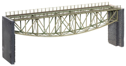 Noch 67027 HO Scale Steel Fishbelly Truss Bridge Laser-Cut Kit