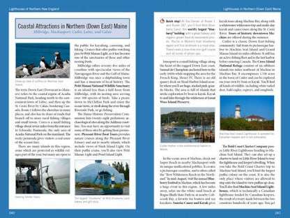Lighthouses and Coastal Attractions of Northern New England by Schiffer Publishing