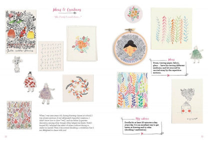 Floral Doodling Handbook by Schiffer Publishing