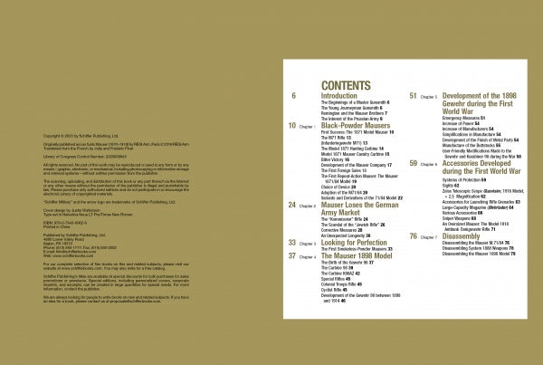 Mauser Rifles, Vol. 1 by Schiffer Publishing
