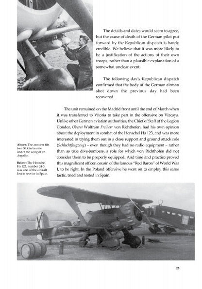 Stukas Over Spain by Schiffer Publishing