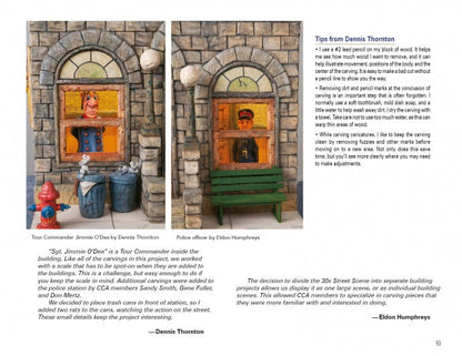 Carving a 1930s Street Scene by Schiffer Publishing