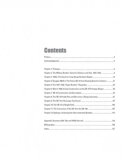 Douglas XB-19 by Schiffer Publishing