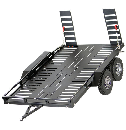 Powerhobby 1/10 CNC Machined Dual Axle Scale Truck Trailer Crawler Black