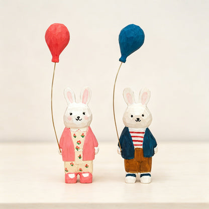 DIY Wooden Bunny Balloon Painting Kit