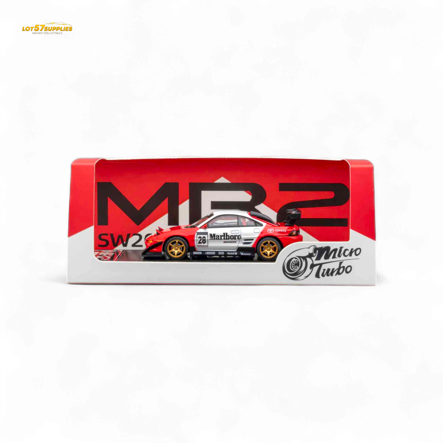 (Pre-Order) MicroTurbo Toyota MR2 - Marlboro Livery 1:64
