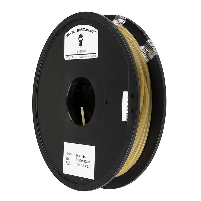 [Open Box] Natural, Water Soluble PVA 1.75mm Filament 0.5kg/1.1lb