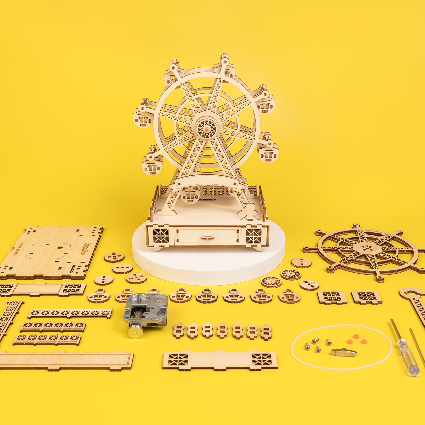 DIY Wooden Ferris Wheel Music Box Kit