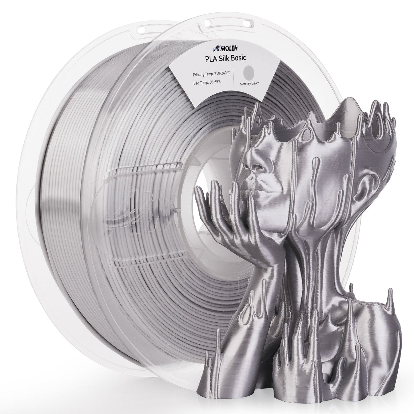 PLA Silk Basic 1.75mm, 1KG/2.2LB