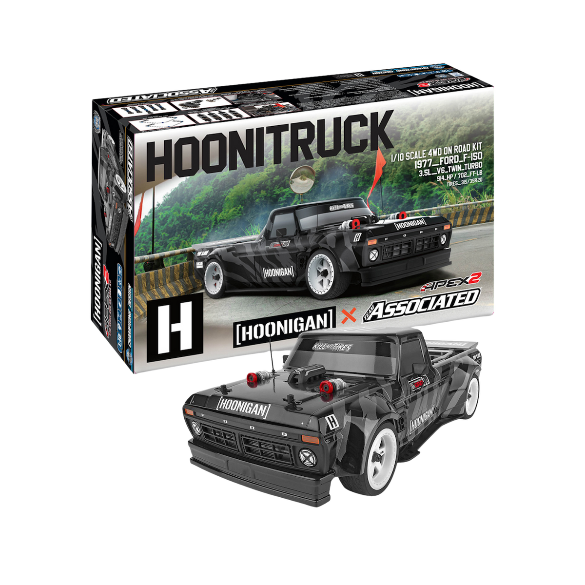 Team Associated ASC30136 Apex2 Hoonitruck Builder's Kit