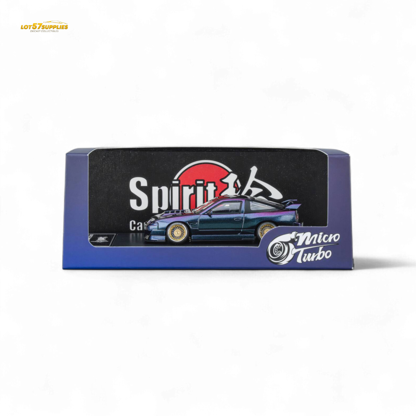 MicroTurbo Custom 180SX Spirit Rei - Purple Chameleon GMHS 2025 Special Edition 1:64