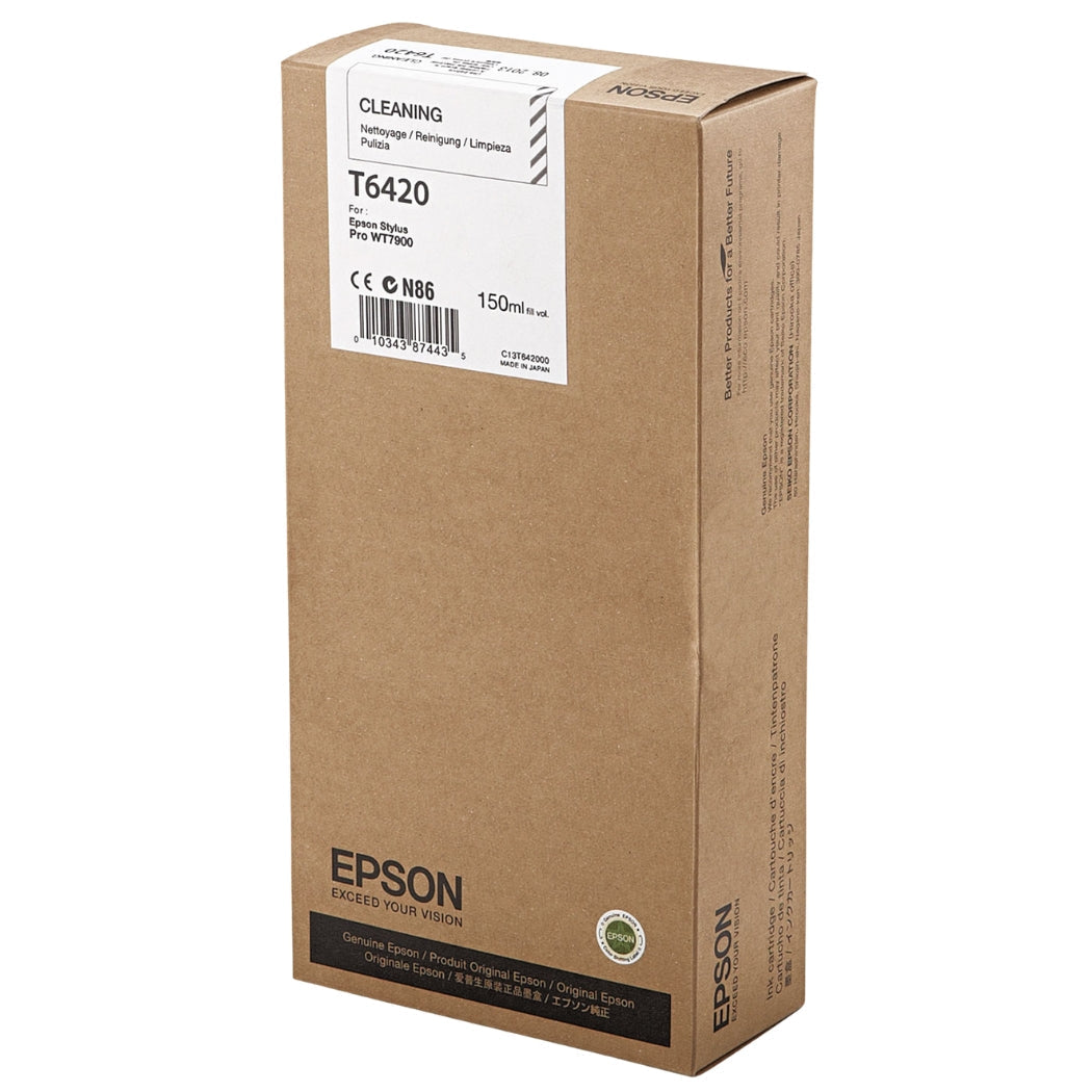 New, Pre-Owned - Epson T642000 UltraChrome HDR Inkjet Cleaning Cartridge