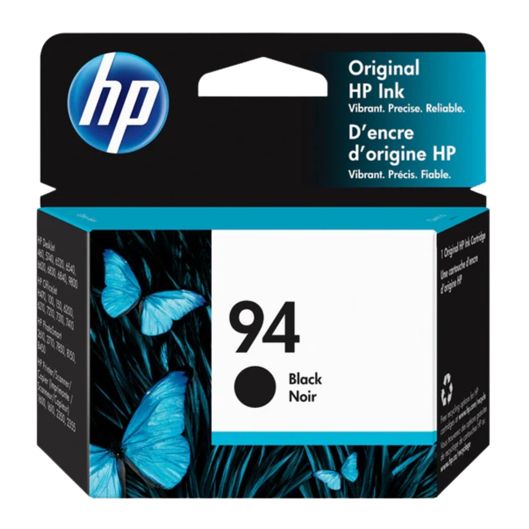 New, Pre-Owned - HP 94 (C8765WN)  Black Ink Cartridge