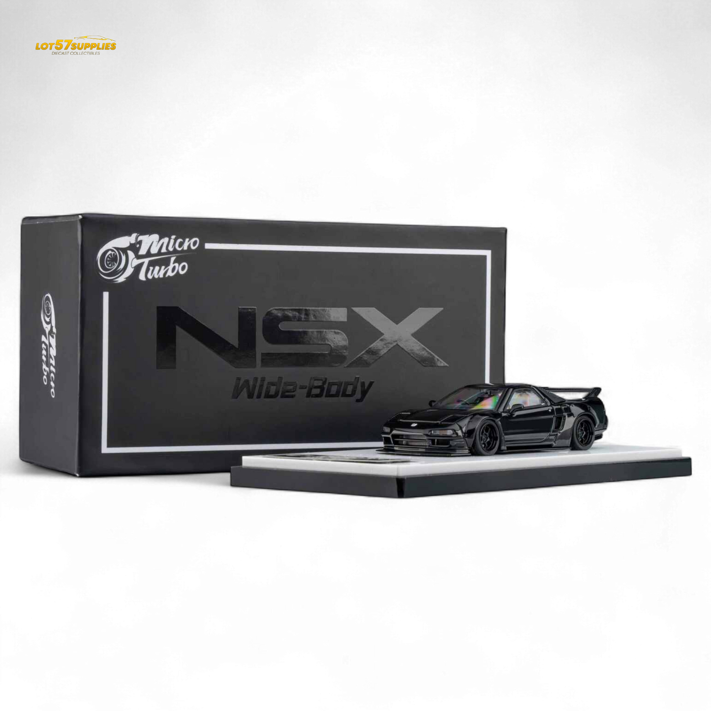 (Pre-Order) Microturbo NSX-R WideBody - Gloss Black 1:64