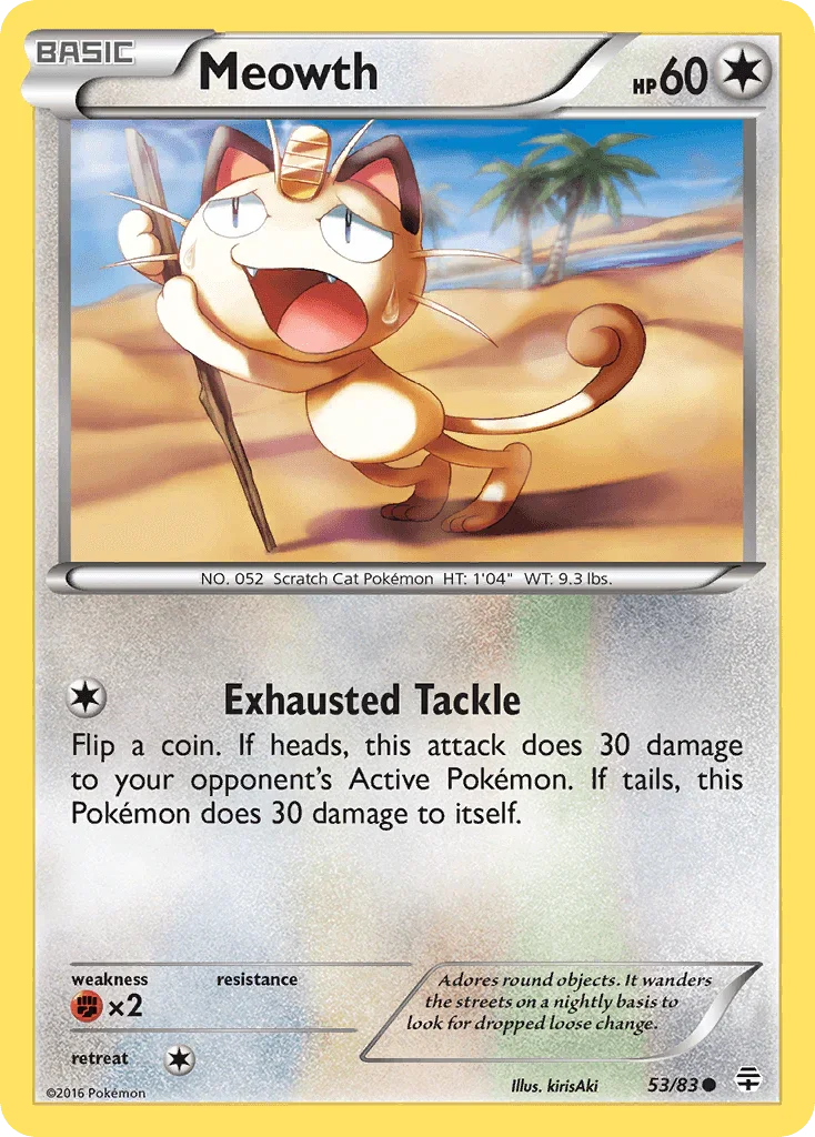 Meowth (53/83) [XY: Generations]