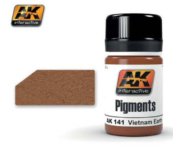 AK Interactive 141 Vietnam Earth Dry Pigment 35ml Bottle