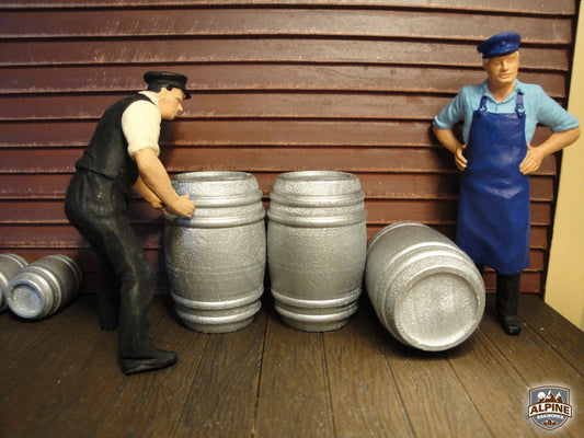 Alpine Railworks 1063 G Scale Large Keg Barrels (3)