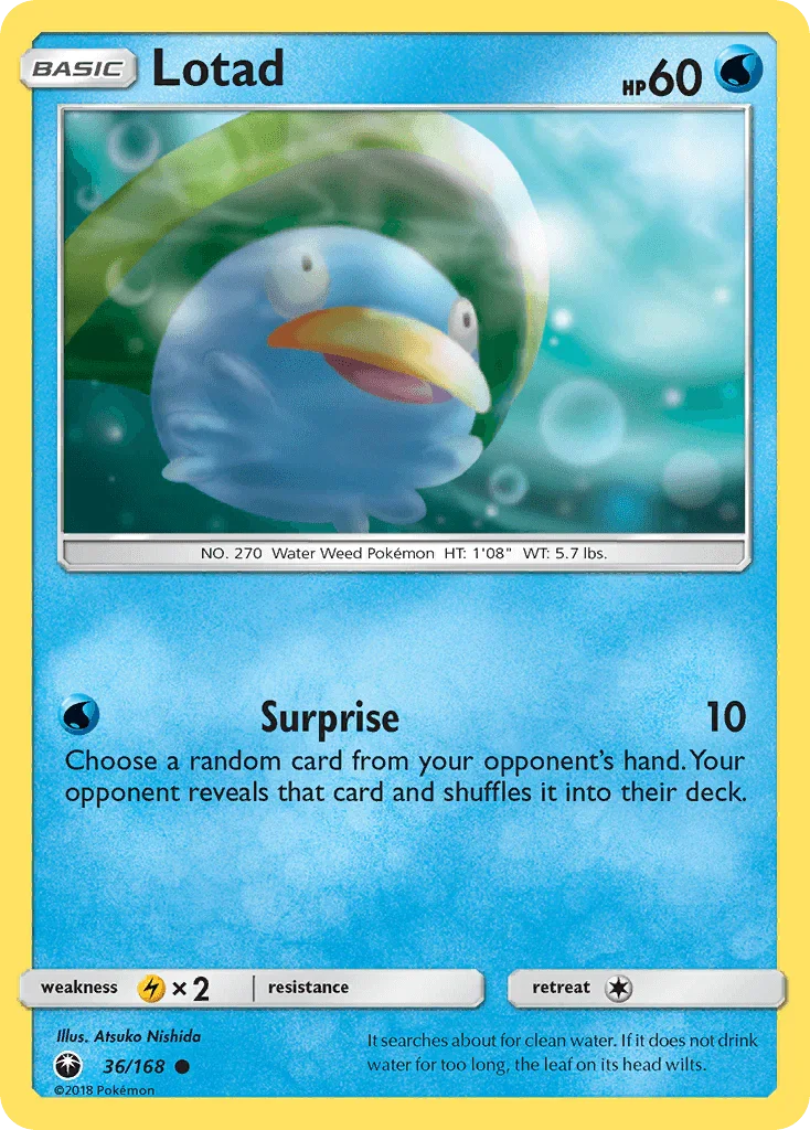 Lotad (36/168) [Sun & Moon: Celestial Storm]