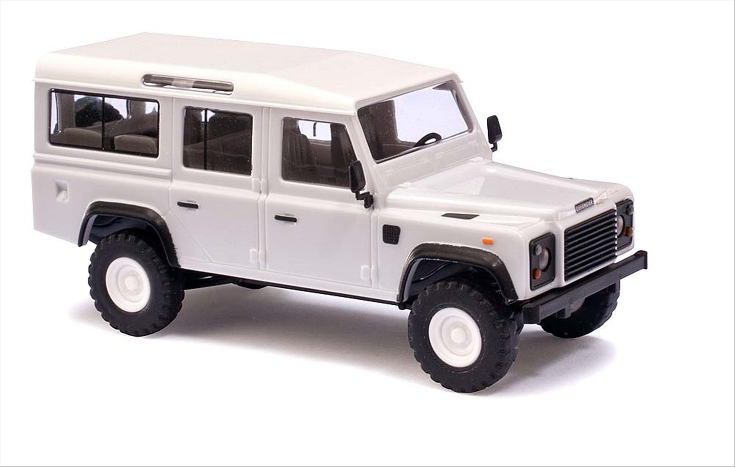 Busch 50300 HO Scale 1983 Land Rover Defender SUV, White