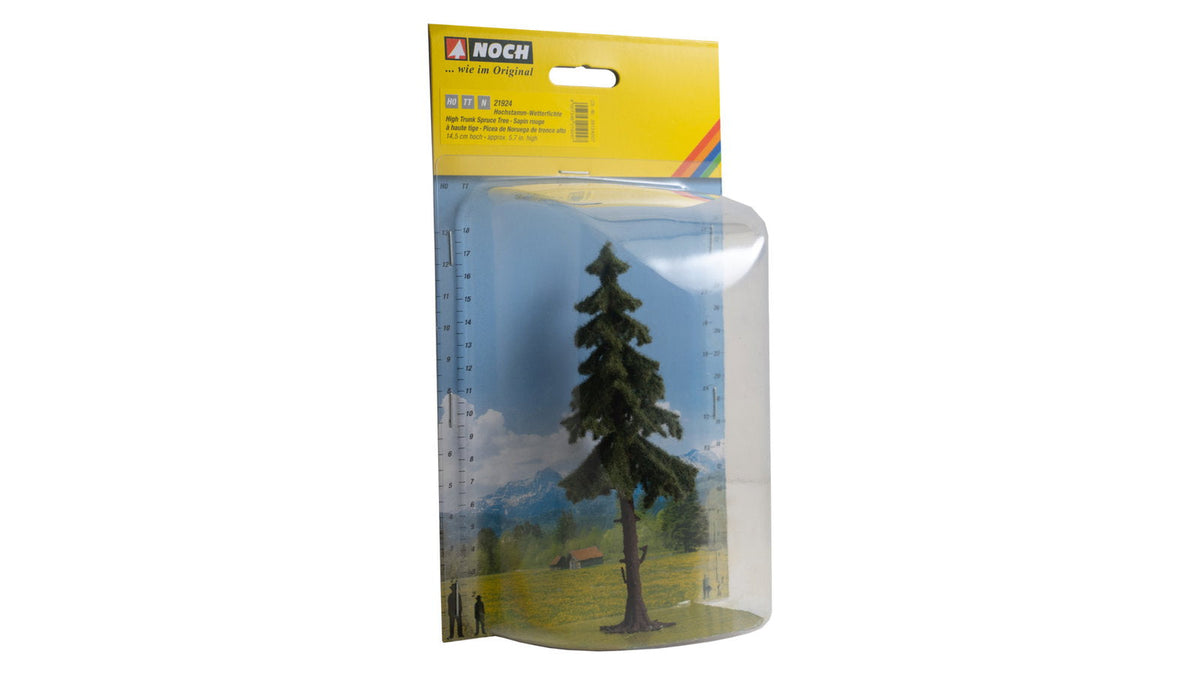 Noch 21924 All Scale High-Trunk Weathered Spruce Tree, 5-3/4 in.