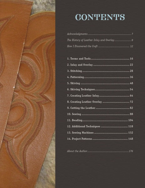 The Art of Leather Inlay and Overlay by Schiffer Publishing