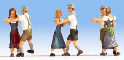 Noch 15857 HO Scale Dancers -- pkg(6)