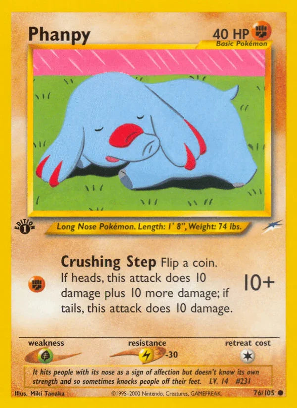 Phanpy (76/105) [Neo Destiny 1st Edition]