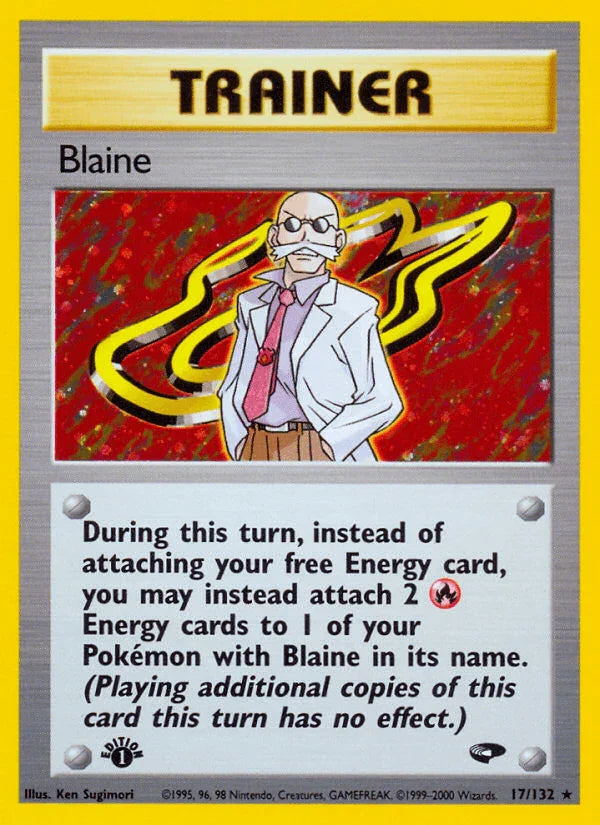 Blaine (17/132) [Gym Challenge 1st Edition]