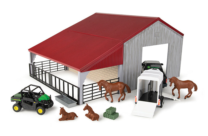 Ertl 47522 1/32 Scale John Deere Weathered Barn Playset