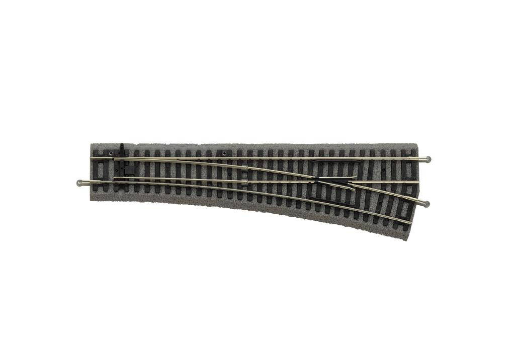 Piko 55421 HO Scale Roadbed Right Switch WR R9, 239mm