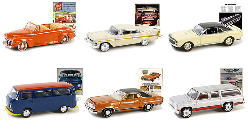 Greenlight 39140-CASE 1/64 Scale Vintage Ad Cars Series 10