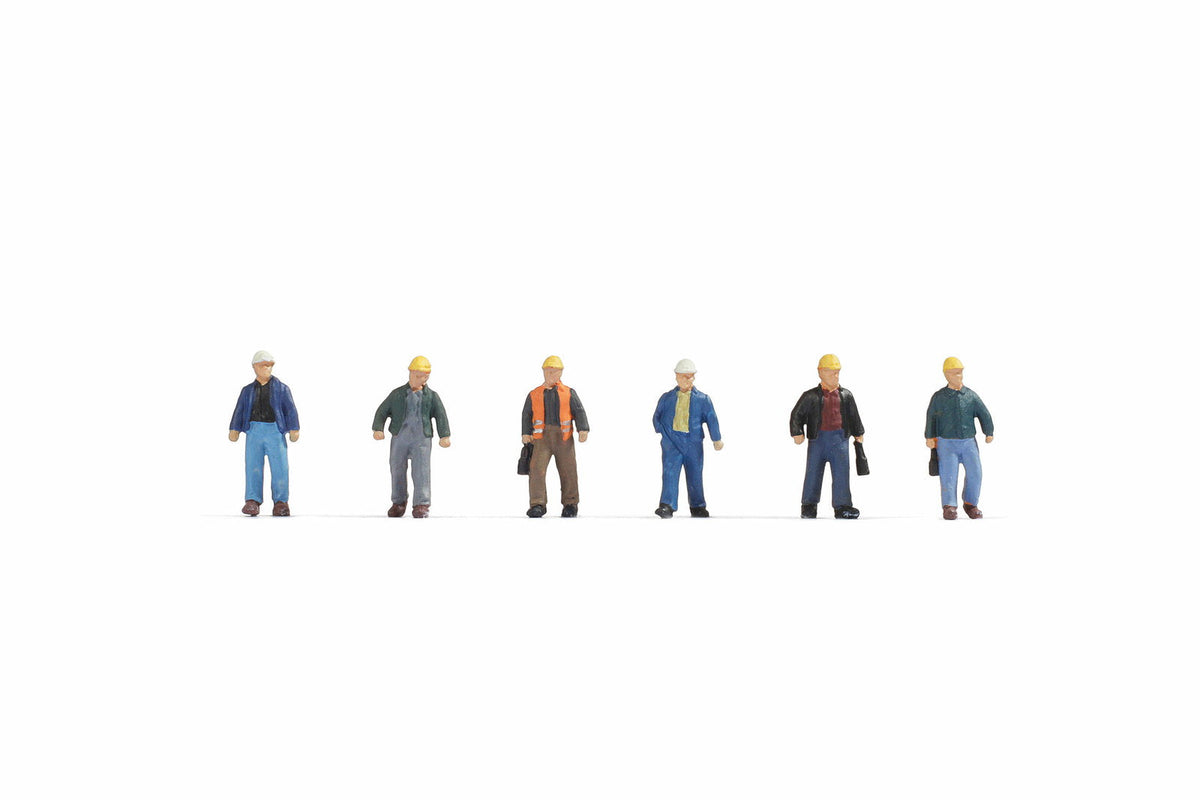Noch 15057 HO Scale Construction Workers Figure Set