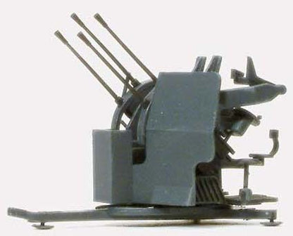 Preiser 16582 HO Scale Former German Army WWII - Anti-Aircraft Gun