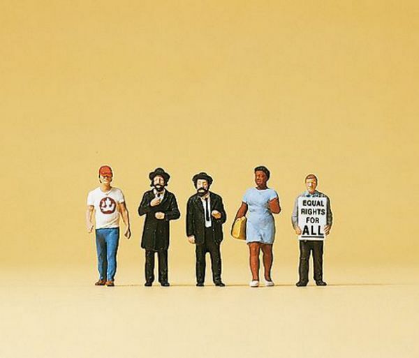 Preiser 79164 N Scale Pedestrians American City People