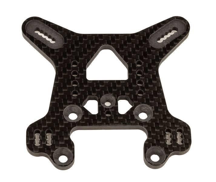 Associated 81506 RC8B4 FT Rear Shock Tower Carbon Fiber