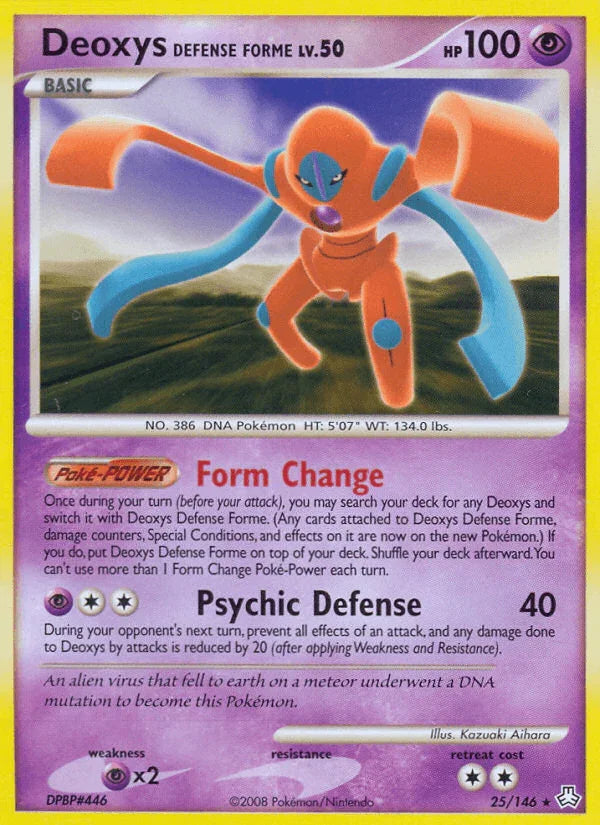Deoxys Defense Forme (25/146) [Diamond & Pearl: Legends Awakened]