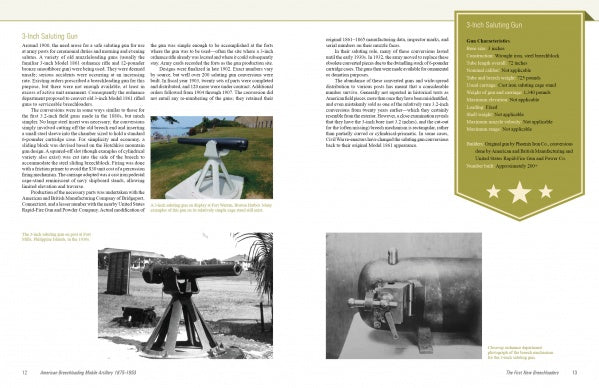 American Breechloading Mobile Artillery 1875-1953 by Schiffer Publishing