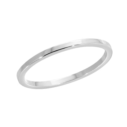 1mm Flat Ring by eklexic jewelry