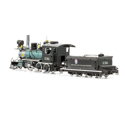 2-6-0 Locomotive Train Wild West 3D Steel Model Kit Metal Earth