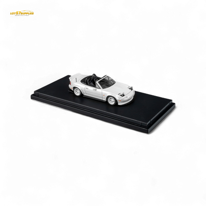MicroTurbo Custom MX5 Rocket Bunny Metallic White 1:64