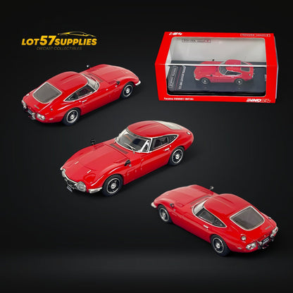 INNO64 Toyota 2000GT Red 1:64