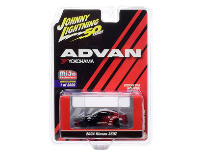 2004 Nissan 350Z ADVAN Yokohama "Johnny Lightning 50th Anniversary" Limited Edition to 3600 pieces Worldwide 1/64 Diecast Model Car by Johnny Lightning  free shipping USA