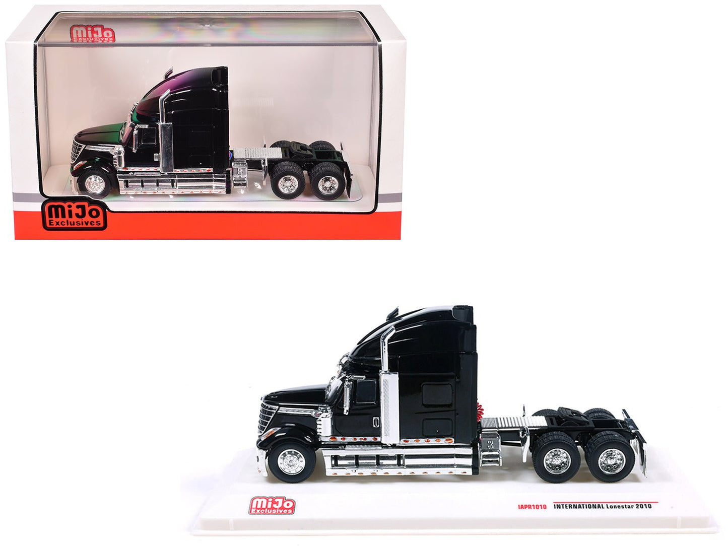 2010 International Lonestar Truck Tractor Black 1/64 Diecast Model by IXO Models  free shipping USA