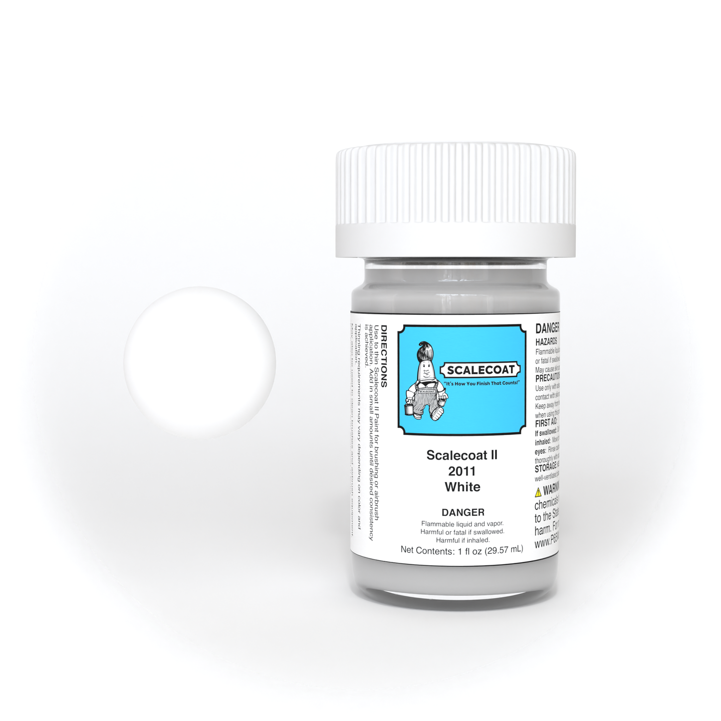 Scalecoat II White Paint 1oz - 2011