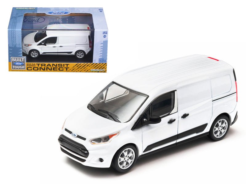 2014 Ford Transit Connect (V408) Van White 1/43 Diecast Model by Greenlight  free shipping USA
