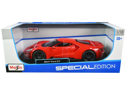 2017 Ford GT Red with Black Wheels "Special Edition" 1/18 Diecast Model Car by Maisto  free shipping USA