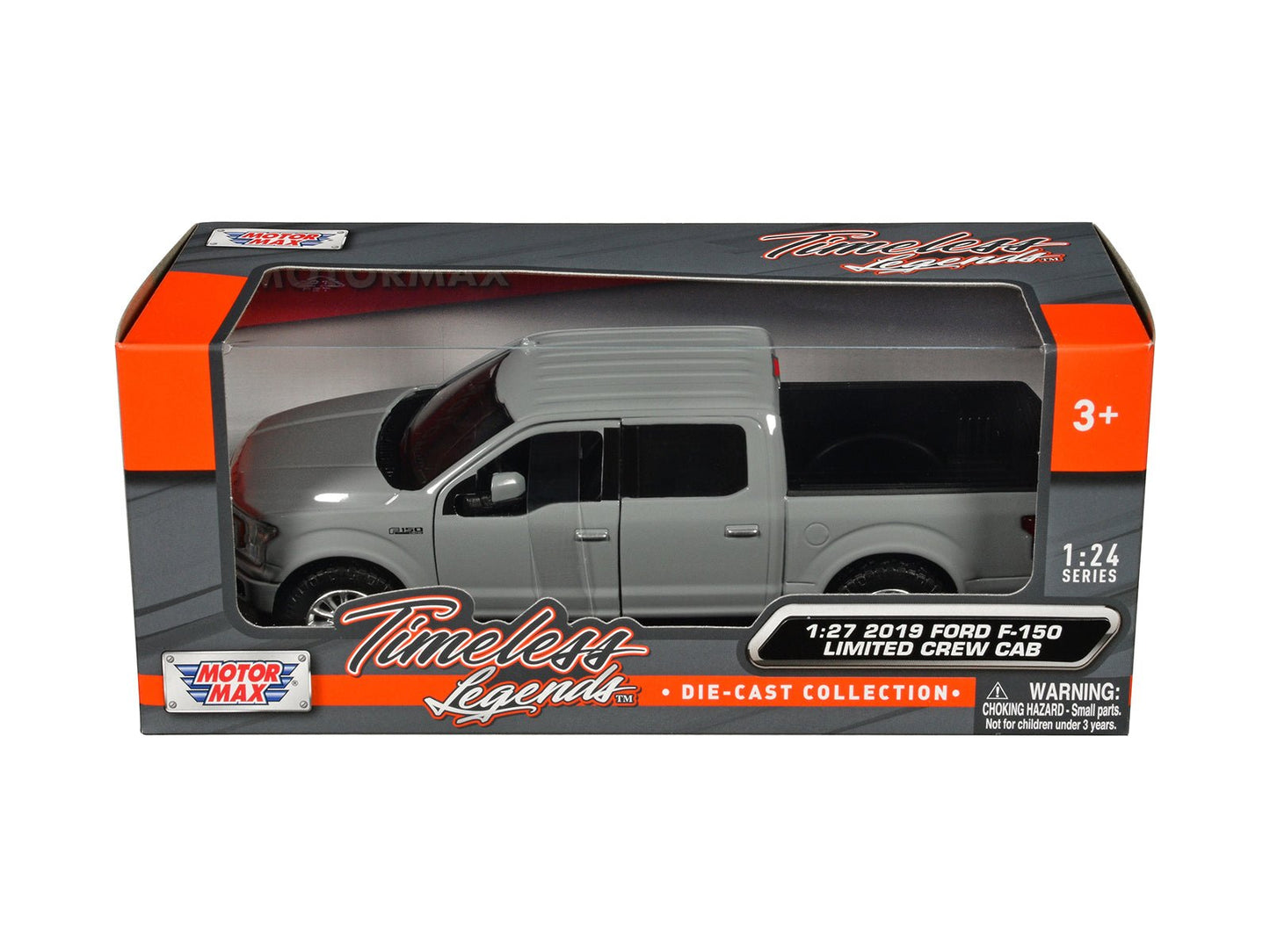 2019 Ford F-150 Limited Crew Cab Pickup Truck Gray "Timeless Legends" Series 1/24-1/27 Diecast Model Car by Motormax  free shipping USA